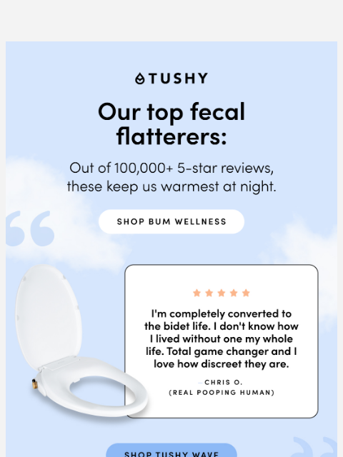 hellotushy newsletter: We love you guys  😊 💙