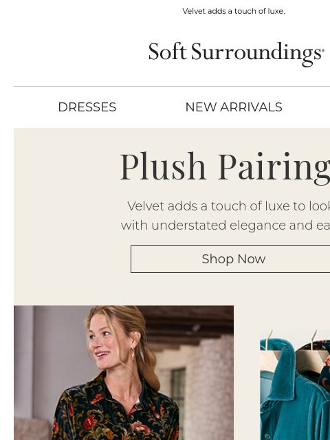 softsurroundings newsletter: Everyday Opulence