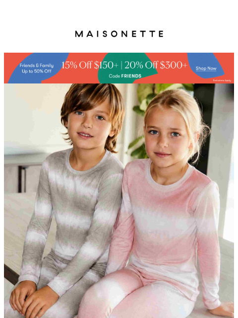 maisonette newsletter: Just In, For Every Age In The House