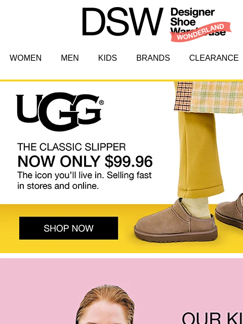 dsw newsletter: Gift-worthy shoes at holiday-budget prices
