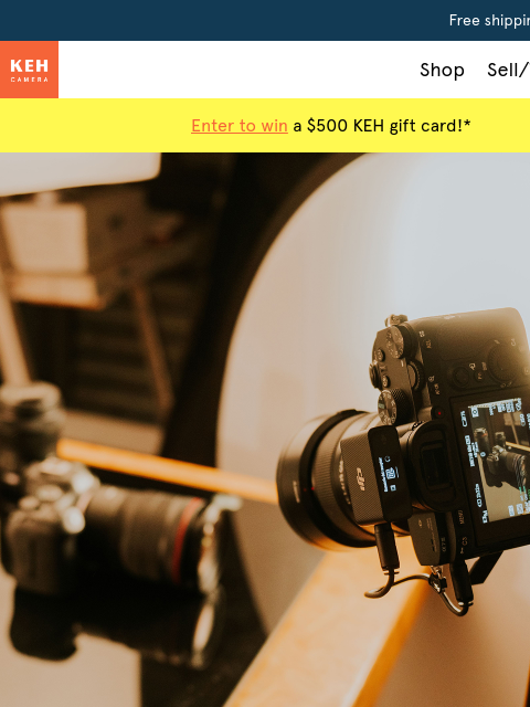 keh newsletter: Gear up for indoor photography shoots 📸