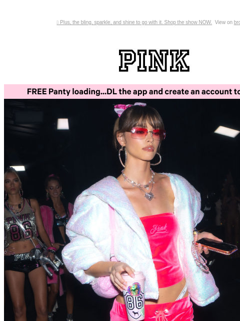 vspink newsletter: The Vintage Velour of Our Y2K Dreams 😍