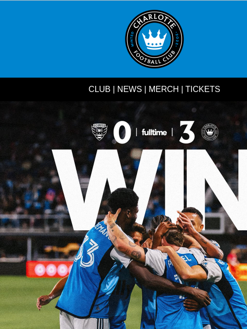 Charlotte FC's opponent has been set for Round One of Playoffs. See how you can join the post season Party... CLUB | NEWS | MERCH | TICKETS CROWNS UP, QUEEN CITY! The boys have closed out their