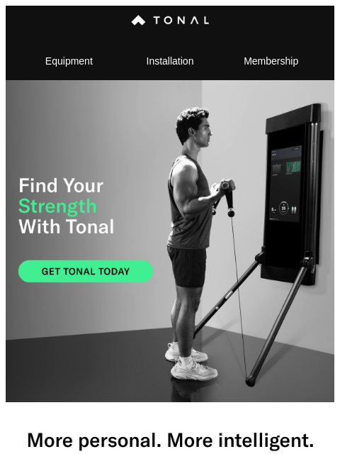 From beginner to pro, Tonal adapts to your needs for a smarter workout experience. ͏ ͏ ͏ ͏ ͏ ͏ ͏ ͏ ͏ ͏ ͏ ͏ ͏ ͏ ͏ ͏ ͏ ͏ ͏ ͏ ͏ ͏ ͏ ͏ ͏ ͏ ͏ ͏ ͏ ͏ ͏ ͏ ͏ ͏ ͏ ͏ ͏ ͏ ͏ ͏ ͏ ͏ ͏ ͏ ͏ ͏ ͏ ͏ ͏ ͏ ͏ ͏ ͏ ͏ ͏ ͏ ͏ ͏ ͏