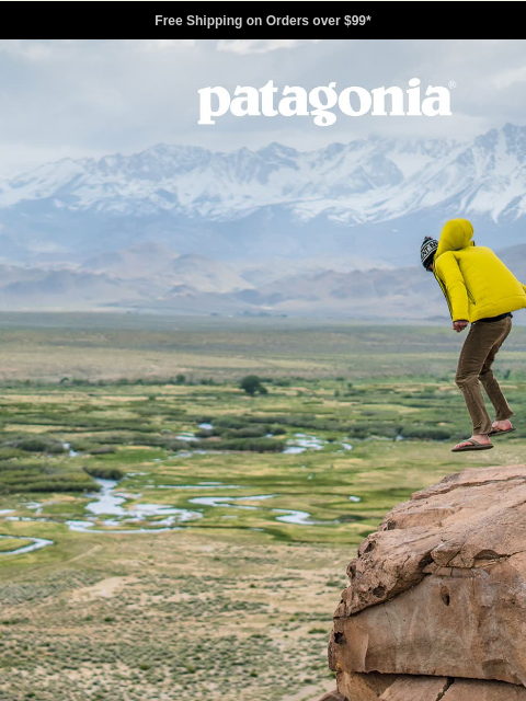 patagonia newsletter: Insulated layers for fickle forecasts and travelin...