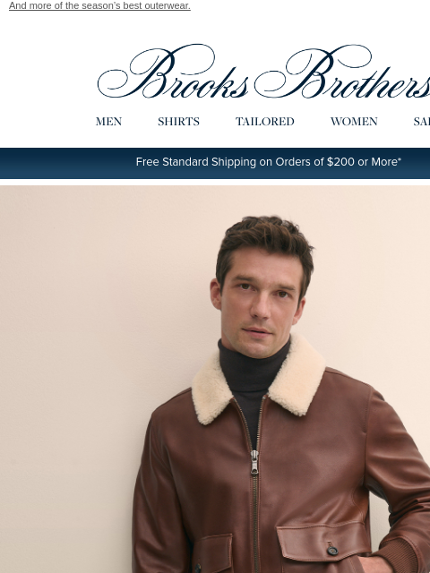 brooksbrothers newsletter: The definitive bomber jacket