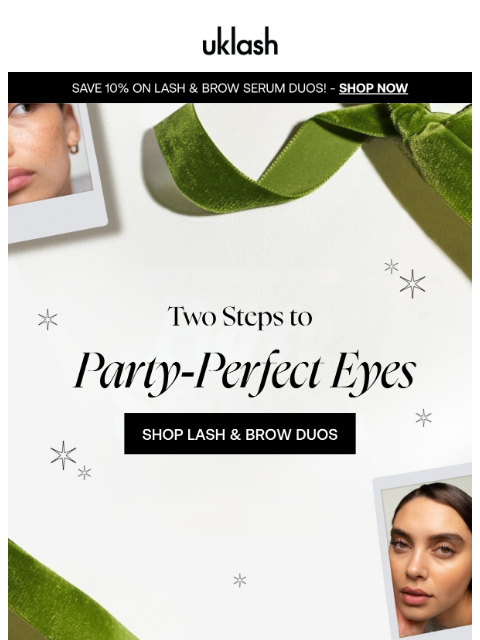 uklash newsletter: Turn Heads This Xmas with 10% OFF! ❤️‍🔥🪩