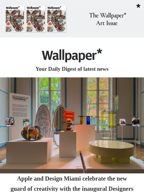 futureplc newsletter: Apple and Design Miami's new era of creativity