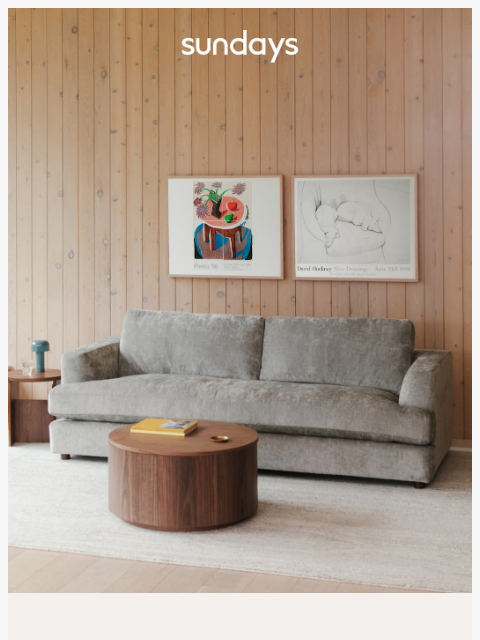 sundays-company newsletter: Multitaskers for your living room