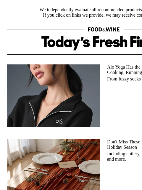 foodandwine newsletter: It's Nearly Hosting Season—We Found Deals on Every...