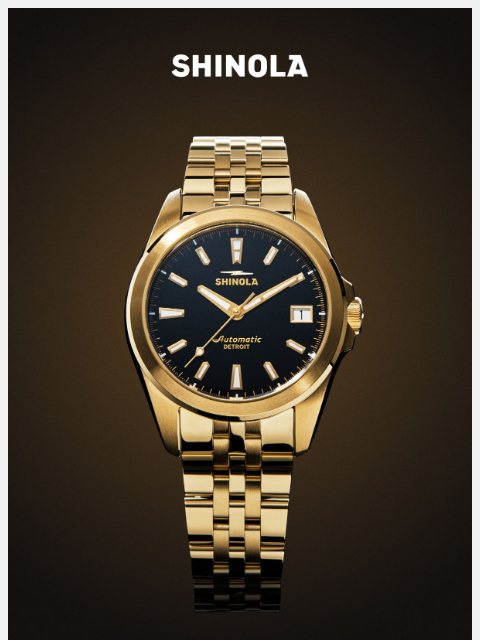 shinola newsletter: Circadian Goes Gold