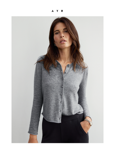 ayr newsletter: the only cardigan