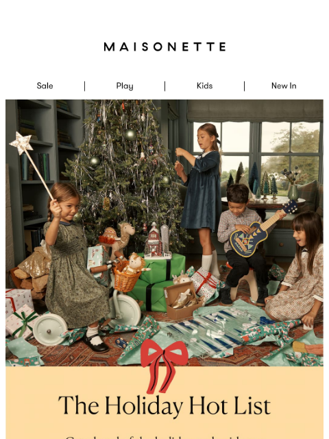 maisonette newsletter: 10 Early Holiday Finds That Are Sure To Sell Out