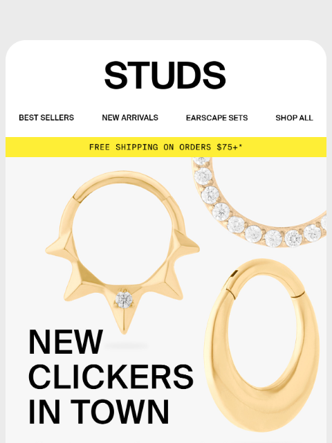 studs newsletter: New clickers for your helix & beyond 👂
