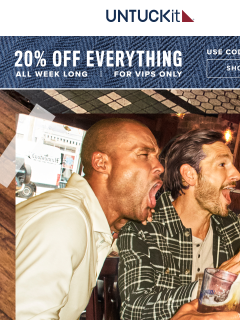 untuckit newsletter: What To Wear on Game Day 🏆