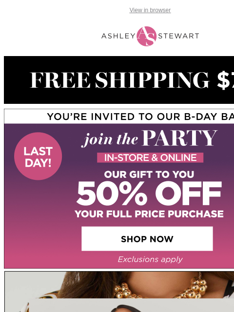 ashleystewart newsletter: Double down on fall prints π