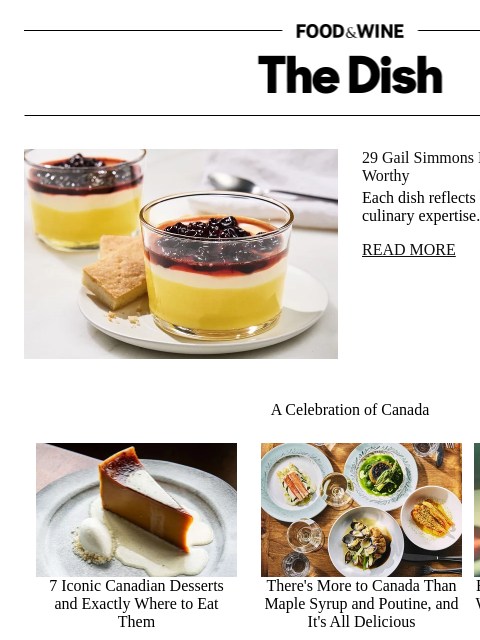 foodandwine newsletter: 29 Gail Simmons Recipes That Are 'Top Chef' Worthy