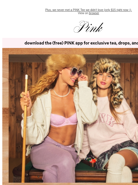 vspink newsletter: Cozy Night In (but Make It Sparkly 💖)