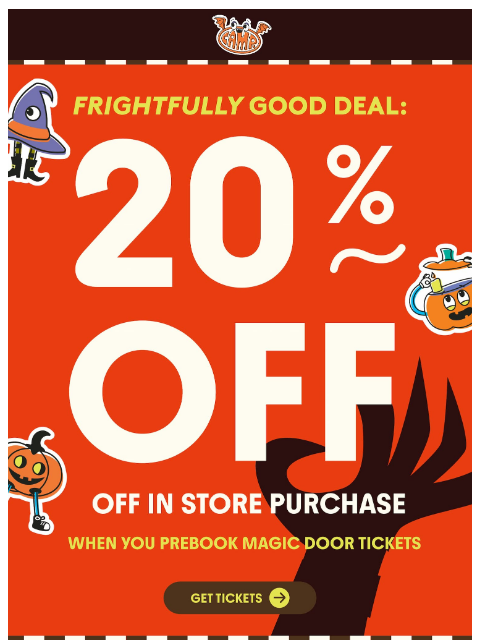 camp newsletter: Your Next Playdate Comes With 20% Off! 🎉