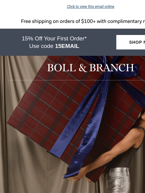 bollandbranch newsletter: Your holiday edit is here