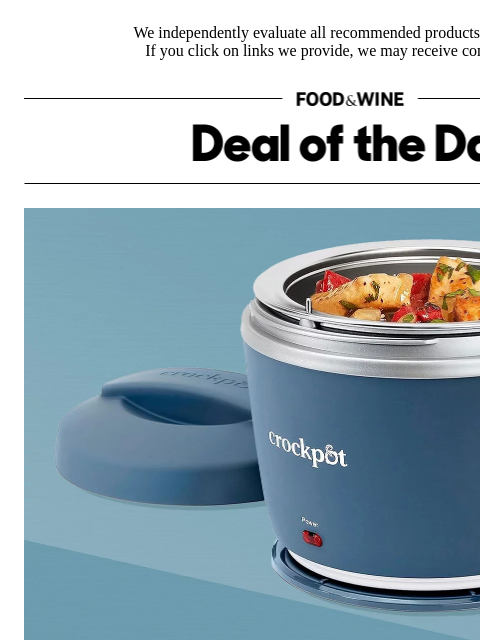 foodandwine newsletter: Score! The Solution to Taking Warm Meals on the Go...