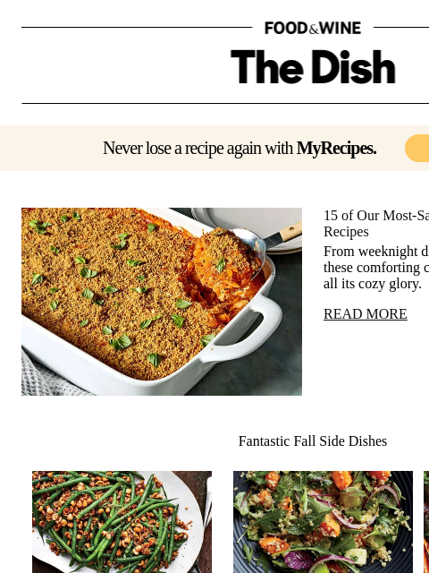 foodandwine newsletter: 15 of Our Most-Saved Chicken Casserole Recipes