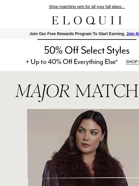 eloquii newsletter: Party sets! Office sets! Sweater sets!