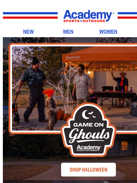 academy newsletter: It's Game On for Halloween | Gear Up Here