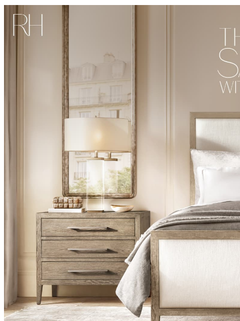 rh newsletter: Explore the Fall Sale. Up to 50% Off Bedroom, Bath...