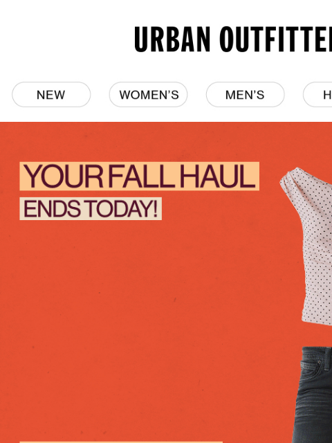 urbanoutfitters newsletter: Don’t miss out on 30% OFF ⏰