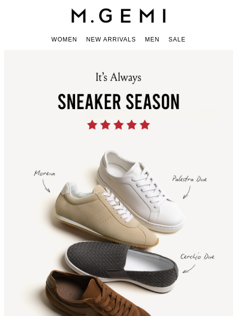 mgemi newsletter: Every Single Sneaker
