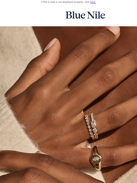 bluenile newsletter: Select Jewelry up to 30% Off*