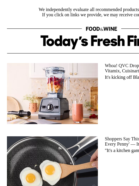 foodandwine newsletter: 'Don't Waste Your Time' With Expensive Pans — Grab...
