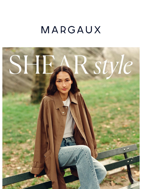 margauxny newsletter: Limited-edition shearling