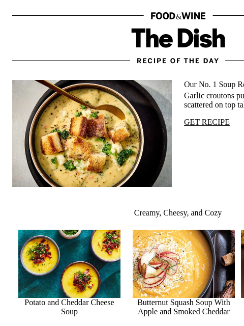 foodandwine newsletter: Our No. 1 Soup Recipe of 2025 (So Far)