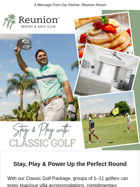 golfdigest newsletter: Play. Stay. Repeat — 3 Championship Courses, Endle...