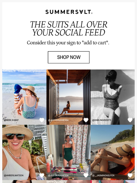 summersalt newsletter: ✨This is a Sign✨