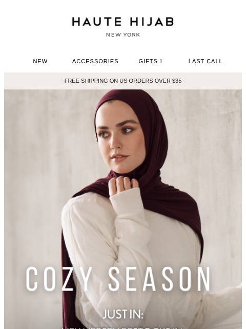 hautehijab newsletter: JUST IN: More Jersey restocks in time for fall!