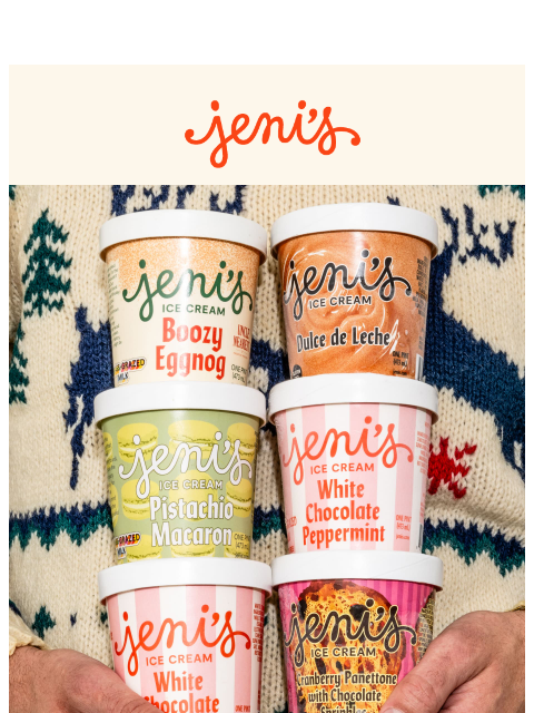 jenis newsletter: NEW holiday flavors are online!