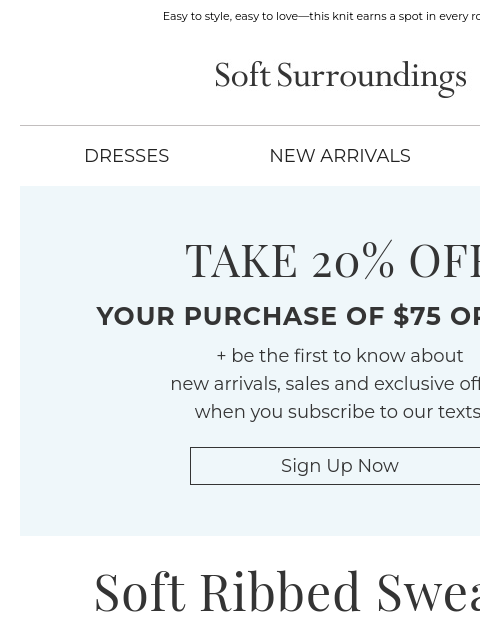 softsurroundings newsletter: One Layer, Endless Outfits