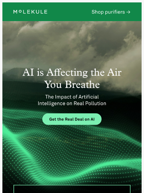molekule newsletter: New Study: AI is Crushing Air Quality