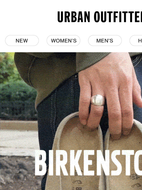 urbanoutfitters newsletter: New Birkenstock! 🚨 The Amsterdam Clog