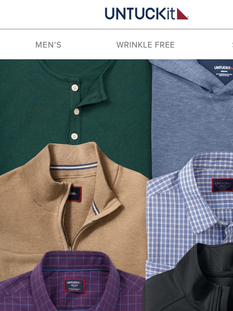 untuckit newsletter: Fall’s Bestsellers, All in One Place! 🍂👖