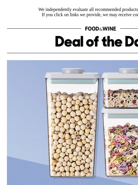 foodandwine newsletter: Keep Your Pantry Free of Cutter and Pests With The...