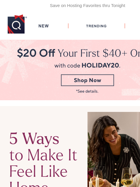 qvcemail newsletter: Get Your Home Guest-Ready