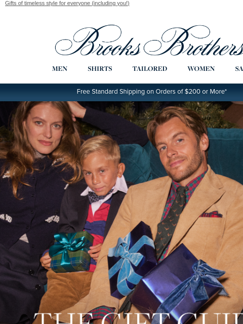 brooksbrothers newsletter: The gift guide is here