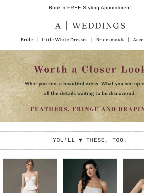 anthropologie newsletter: Look closely