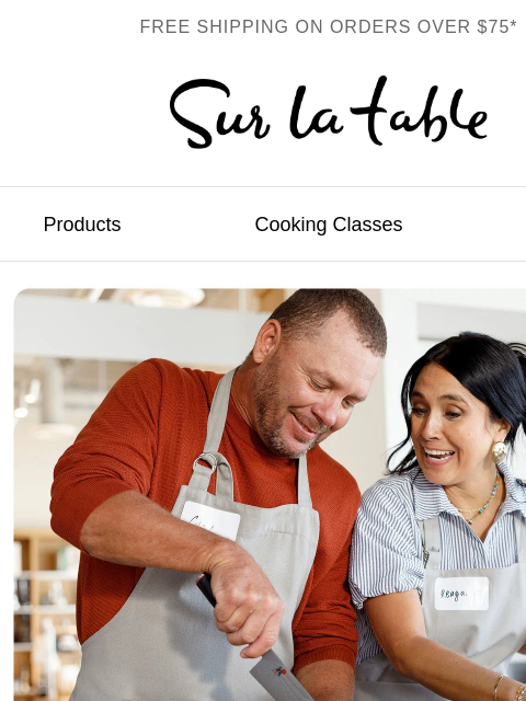 surlatable newsletter: Your next trip is a cooking class away.