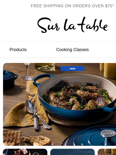 surlatable newsletter: Meet Nuit, Le Creuset’s richest color yet.