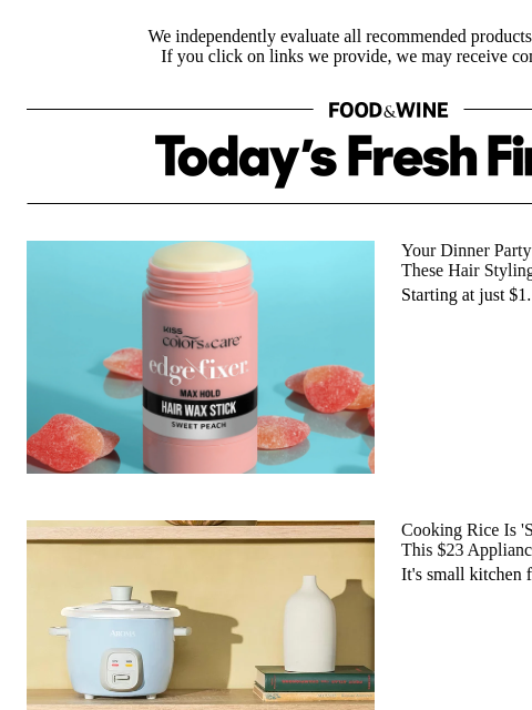 foodandwine newsletter: Cooking Rice Is 'Simple and Convenient' With This ...